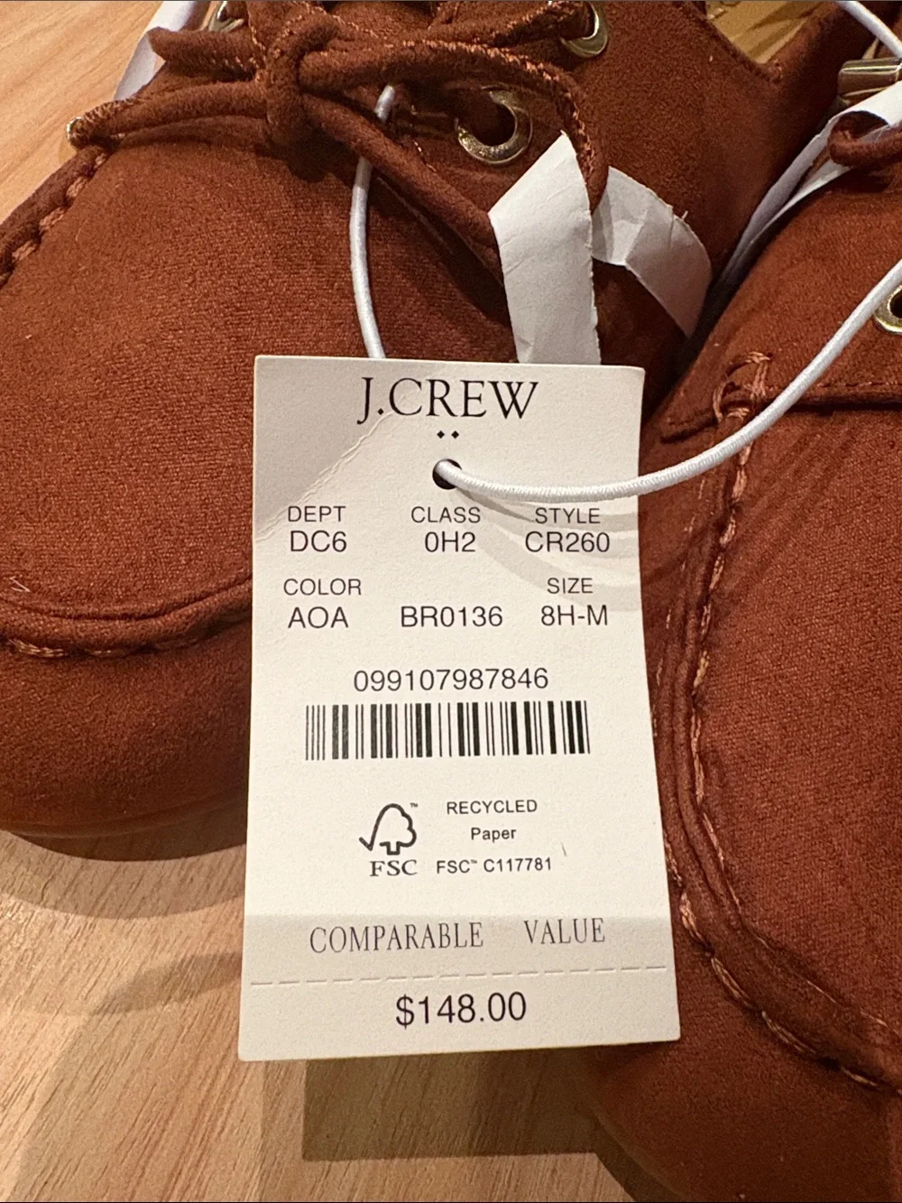 J. Crew Women's Suede Loafers in Chestnut Brown